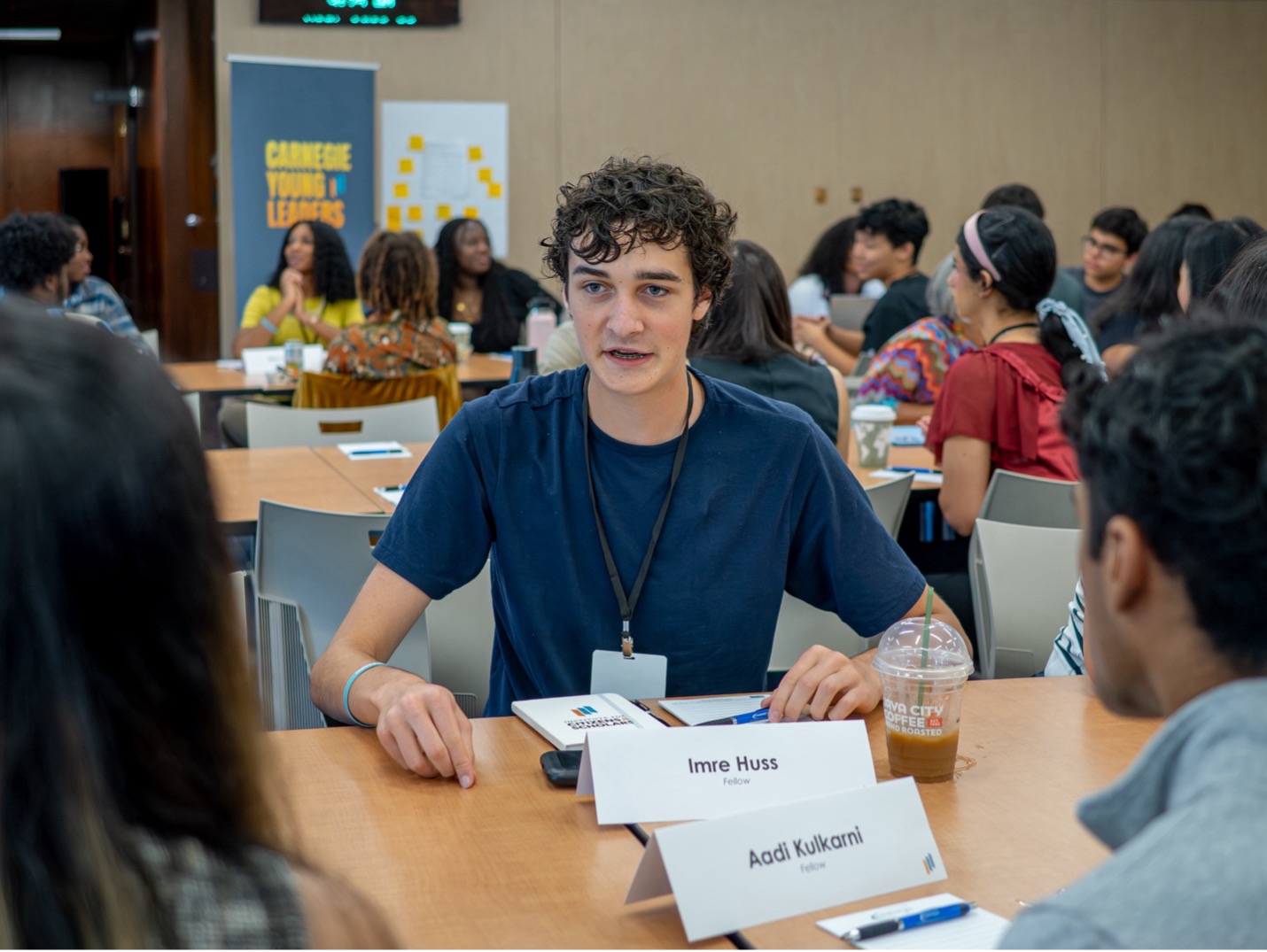 person talking at a conference
